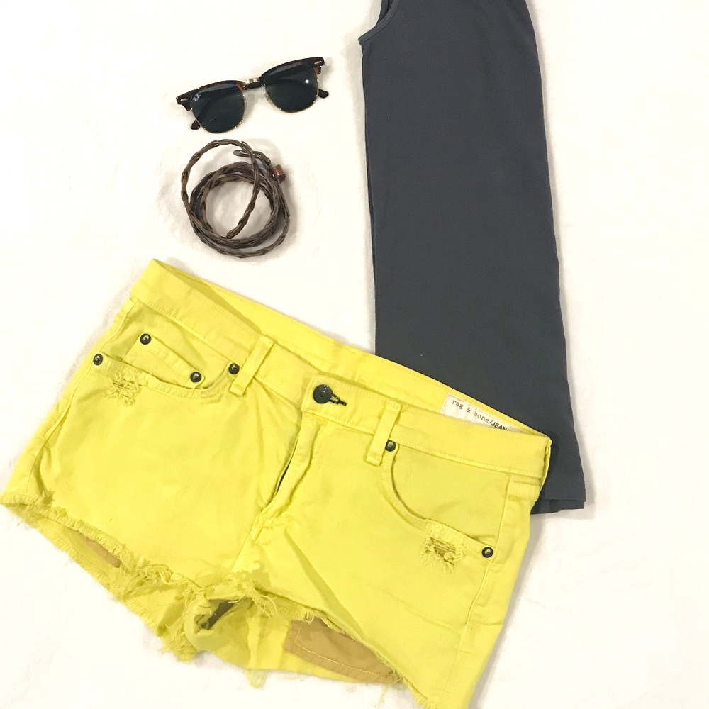 Rag & Bone cut off shorts
